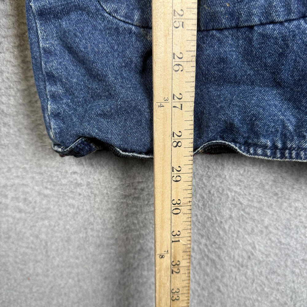Vintage Herman Geist Men's Size XS Reversible Denim Lined Jacket Chore Coat - Picture 4 of 7